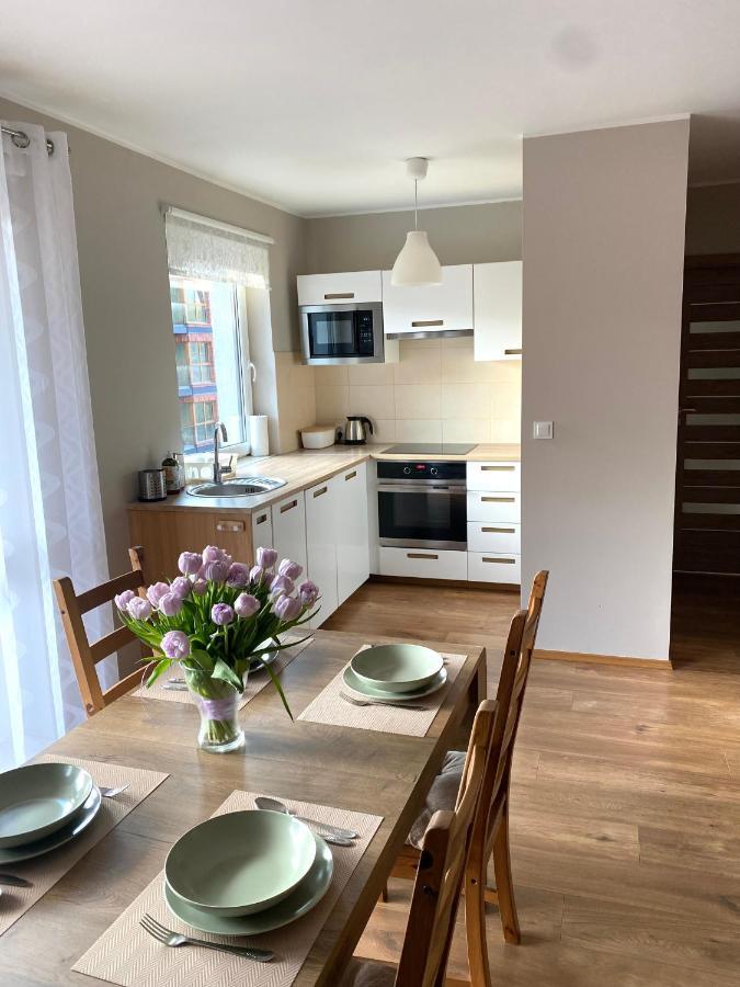 Ferienwohnung Apartament Malczewskiego Blisko Centrum Danzig Exterior foto