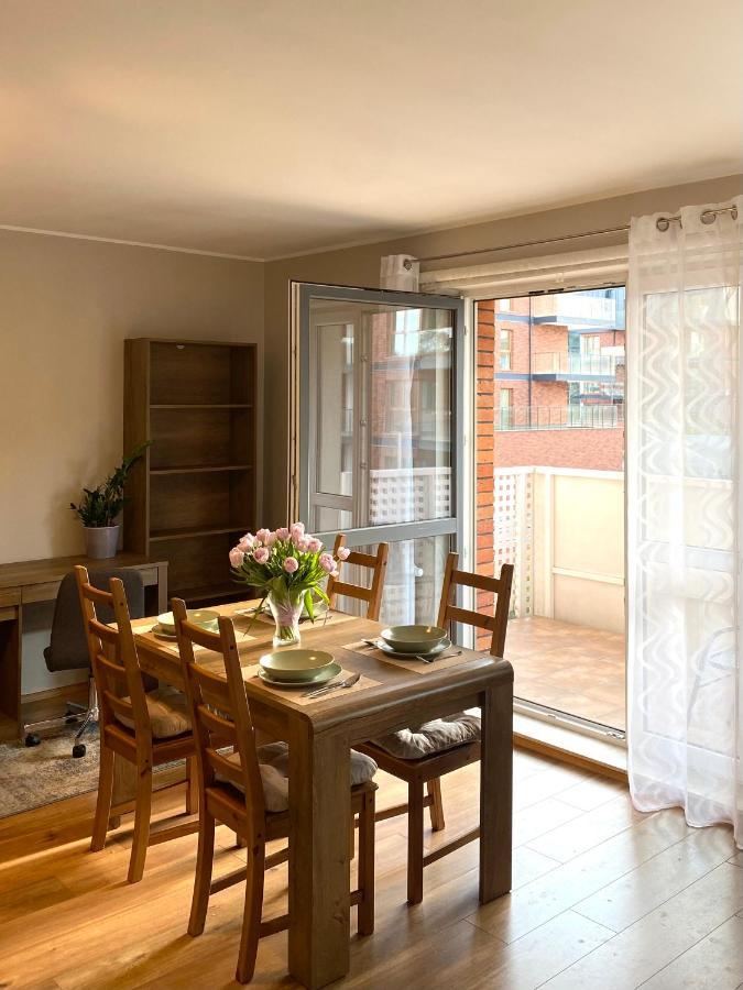 Ferienwohnung Apartament Malczewskiego Blisko Centrum Danzig Exterior foto